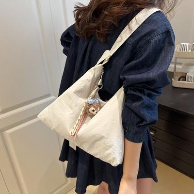 Sac en toile pour lycéennes, nouveau sac aisselle pour femmes, sac à main bandoulière polyvalent pour femmes