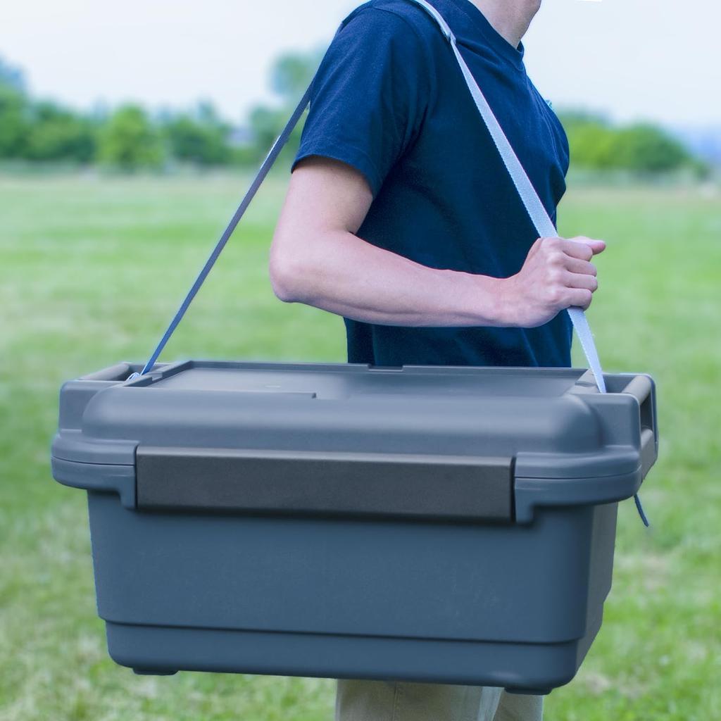 JEJ Astage Cooler Box Grandeur 27 W640 x D408 x H320mm Cool Lightweight Lunch Box Club Activities Outdoors Outings Leisure Sports GCL-27BGY