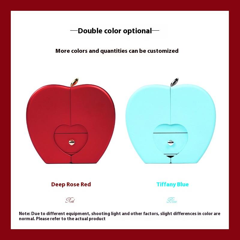 Christmas Qixi Festival 520 Lover's Mother's Day Apple Immortal Flower Gift Box Rose Apple Gift Box Jewelry