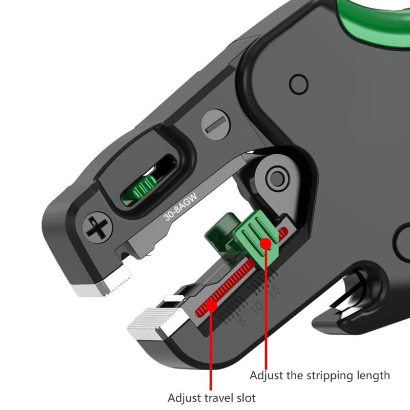Wire Stripper Multifunctional Cable Stripper Wire Cutter Wire Crimper Professional Automatic Wire Stripping Pliers Tool