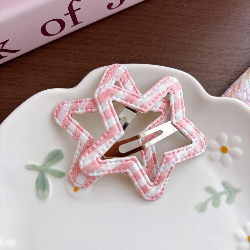 

2Pcs/Set Sweet Colorful Polka Dot Fabric Bow Hair Clip Pearl Princess Barrettes for Girls Kids Cute Clip Headwear Accessories