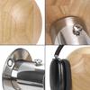 Geekria Wooden Sphere Headphone Stand, Headphone Wall Mount Headphone Holder, Headphone Hook Holder, Compatible with Bose, Sony, and Most Headphones