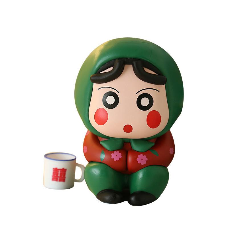 Shin Crayon Chan Motorcycle Model Toy Desktop Decoration Children Gift Birthday