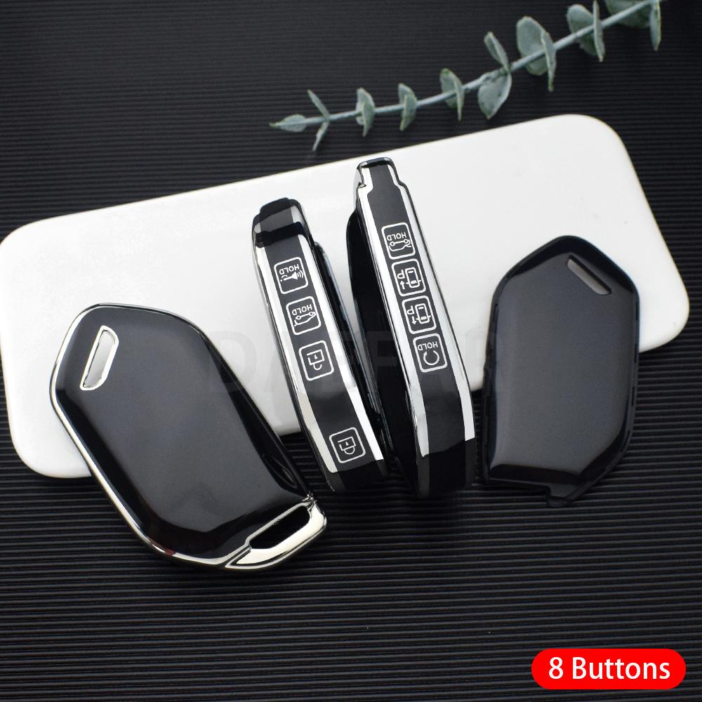 4 5 6 7 8 9 Buttons Tpu Car Key Case Fob Cover For Kia Picanto Sorento Mq4 Carnival Ka4 Morning K5 Carens Auto Remote Shell Bag