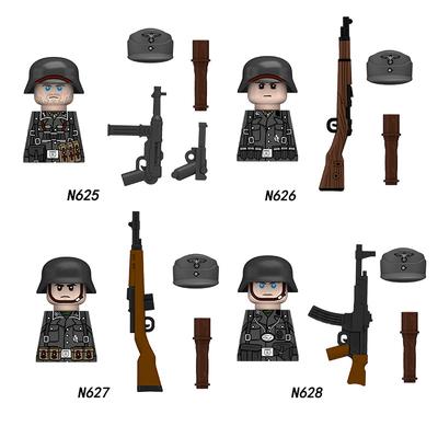 MOC Militär Ritter Figuren Baustein Griechenland Schlachtfeld Europäischer Soldat Waffe Schild Steine Spielzeug