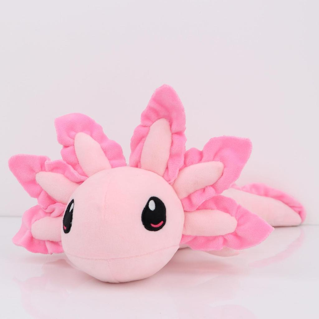 Axolotl Plush Toy - Cute Salamander Doll Hexagonal Dragon Design
