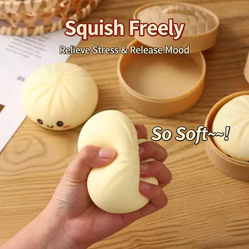Therapy Dumpling Squishy Toy Anxiety Reducing Fidget to Boost Concentration
