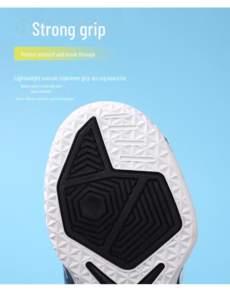 Four Seasons Boys' Breathable Mid-Cut Basketball Shoes