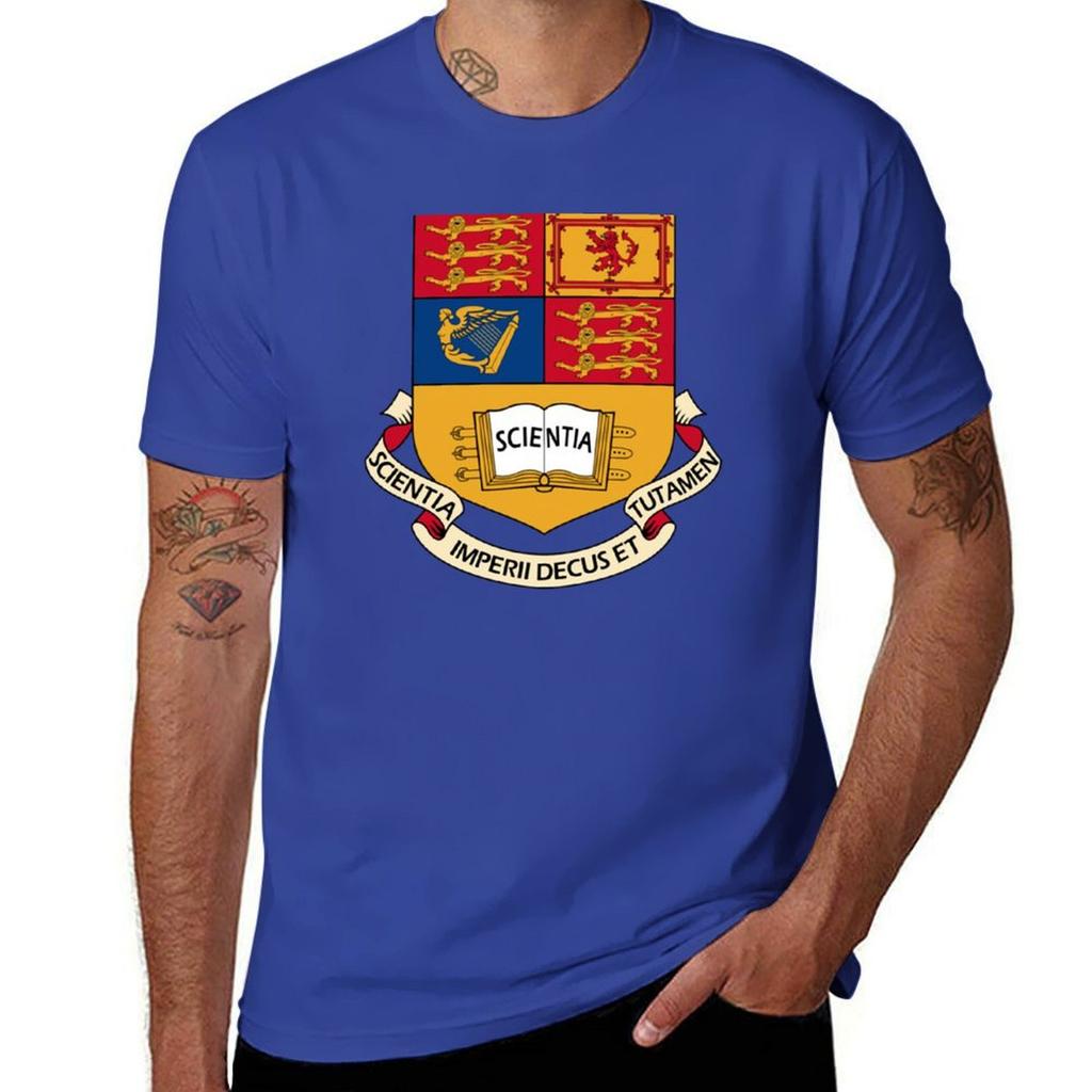 T-shirt Imperial College London abbigliamento estivo t-shirt oversize da uomo