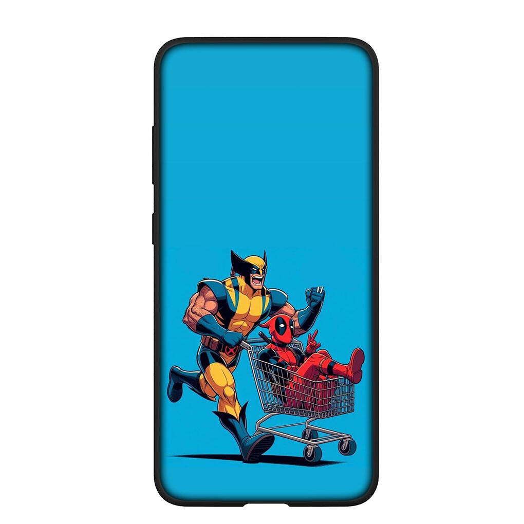 

Phone Case for Samsung Galaxy S25 S23 S22 S24 Ultra FE A05 A06 A15 A16 A36 A37 A35 A54 A55 A56 A57 A25 A26 A53 A17 S9 Wolverine Cartoon Deadpool Cover for Samsung Galaxy S10 экрю