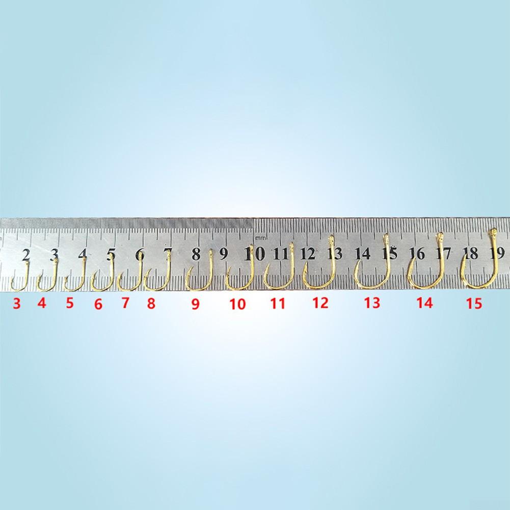 Ostrý rybářský háček Silný 10 různých velikostí 100 ks