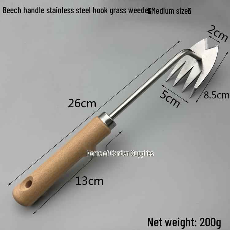 Stainless Steel Multifunctional Weed Puller and Hoe Tool No