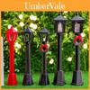 Vintage Decorative Pathway Light Figurine Set With Plastic Material For Garden Scene Decor