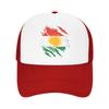 Kurdistan Flag Kurdish Mesh Baseball Cap Unisex Sport Trucker Hat Hat Adjustable Summer Trucker Hats