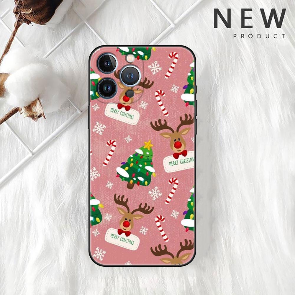 Merry Christmas Case For Apple iPhone 14 Pro Max 13 11 12 Mini SE 7 8 Plus X XS 6 6S Silicone Shell Phone Cover Soft TPU Funda