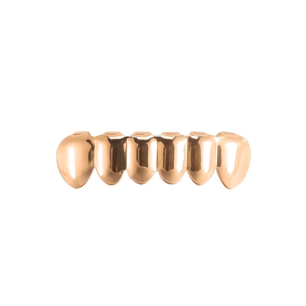 Smooth Six-Tooth Canine Hip Hop Teeth Grill - European and American Style