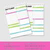 Simple Weekly Planner: Spiral-Bound Sticky Note Pad for Daily Planning