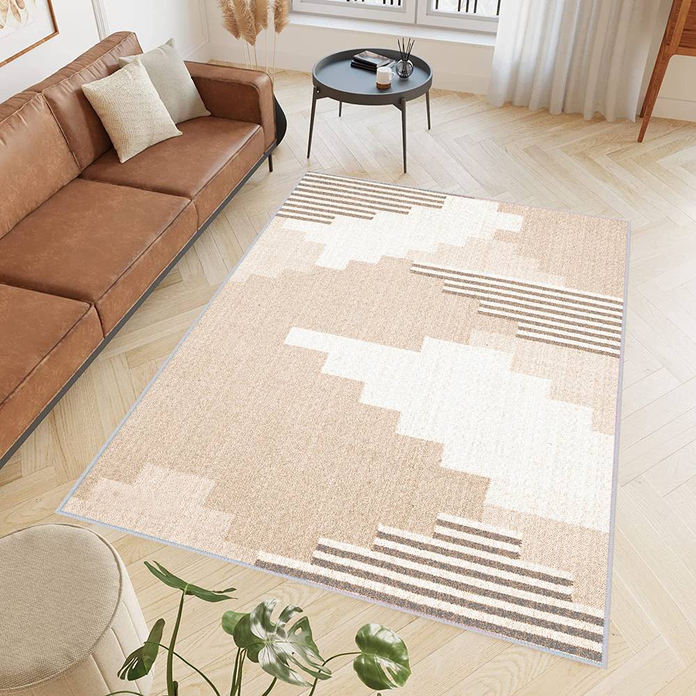 

Моющийся ковер с принтом Rovigo Home RVGHOME0398 50x80 бежевый