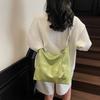 Casual underarm bag women's bag new simple tote bag solid color versatile shoulder messenger bag