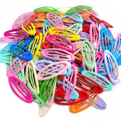 10pcs Candy Colors Kids Girls Hair Clips Women Children Hairpins Barrettes Solid Clip Fashion Hair Accessories Gifts