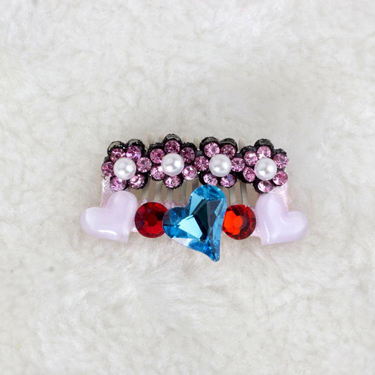 Universal Full Diamond Cat & Dog Hair Clip - Princess Style for Yorkies, Teddy, Maltese