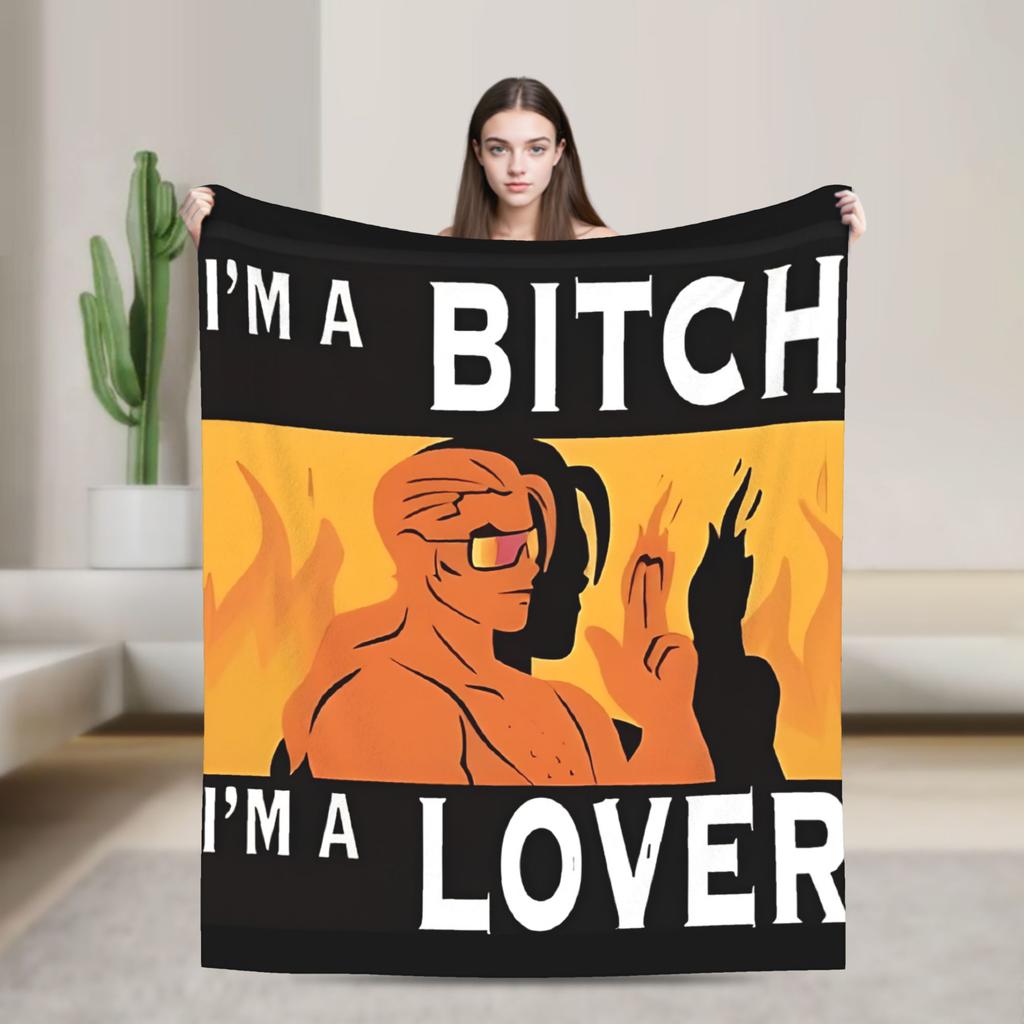 Soft Blanket Picnic Dispatch Game Throw Blanket  Flannel Bedspread For Bedroom Funny Sofa Bed Cover