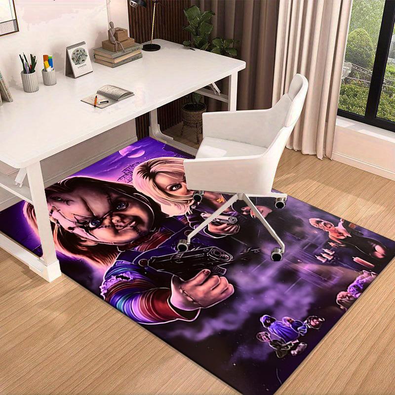 Chucky's Halloween Horror Carpet, Chair Rug,Rug for Office Bedroom living rooms, Doormat decor Fan Gift Christmas Gift