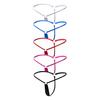 Damen G-String T-förmig Tiny Solid Color Low Waist Hoop Slutty Sexy Antiseptisch Atmungsaktiv