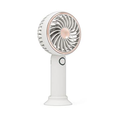 Mini Handventilator Klein Persönlicher Schreibtisch Tischventilator Wiederaufladbar Geschwindigkeitsverstellbar Leiser Betrieb für