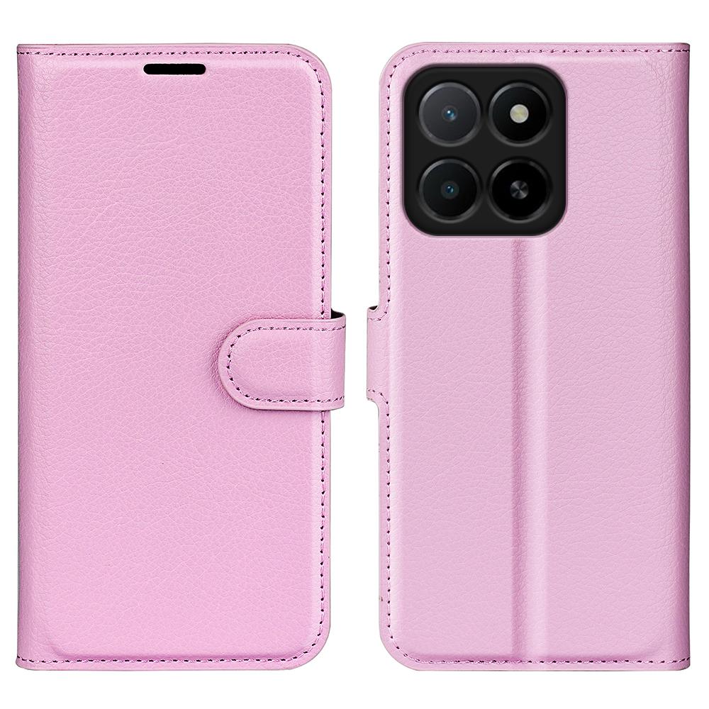 For Honor X5b Case Litchi Texture Shockproof Leather Wallet Phone Cover