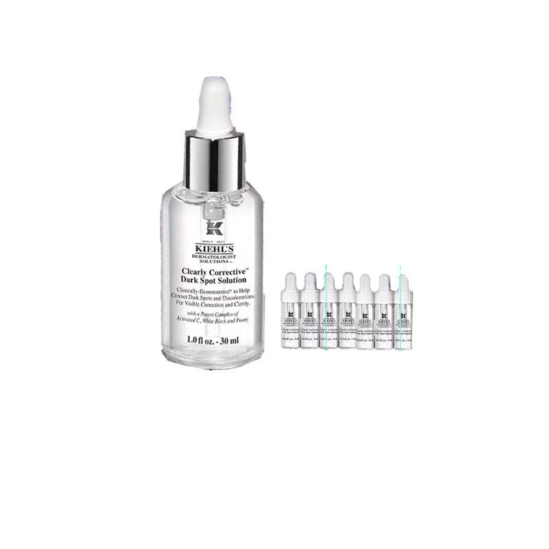 Набор Kiehl s Clearly Corrective для осветления темных пятен 30ml+4ml*7
