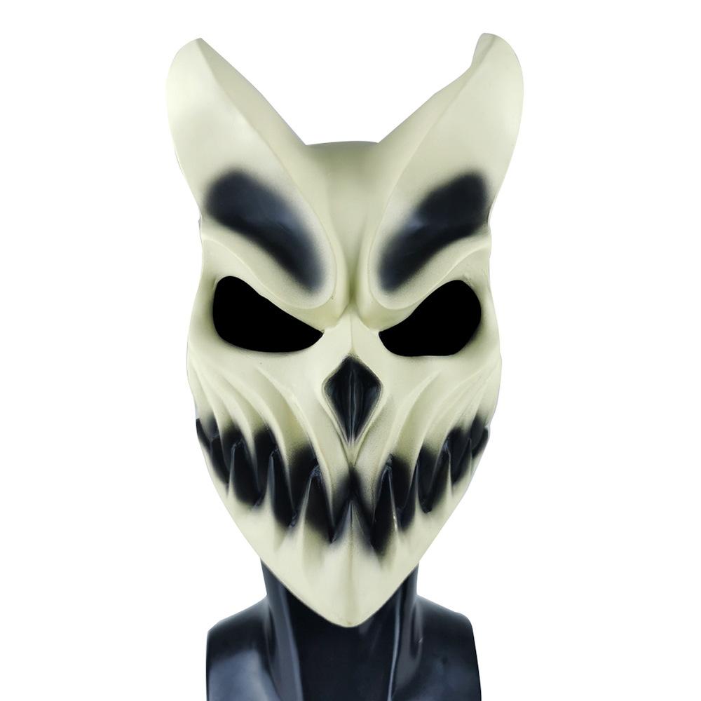 

Russian Death Metal Band Mask Music Festival Grim Reaper Dark Ones Glowing Mask Halloween horror mask PVC Deathcore Beige