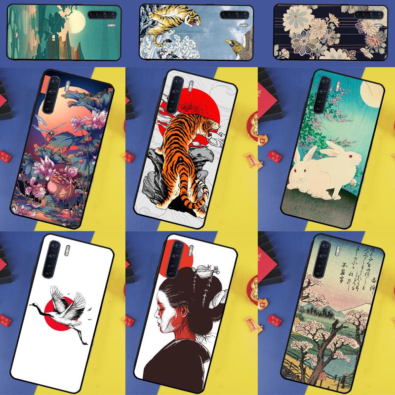 Japanese Style Art Japan For Oppo A16 A76 A96 A40 A60 A80 A74 A94 A54 A18 A38 A58 A78 A98 A15 A57S A17 A77 Phone Case