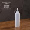 ZISIZ Plastic Squeeze Sauce Bottle with Pointed Spout
