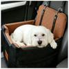 Portable Car Dog Bed Front Rear Seat - Washable Pet Travel Mat With Non-Slip Base Medium Large Dogs