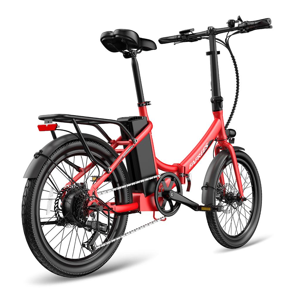 Bicicleta Elétrica Fafrees F20 Light 20" Motor de 250W Bicicleta Elétrica Dobrável Velocidade Máxima 25Km/h Display LCD 48V 16.75AH Carga Máxima 120Kg