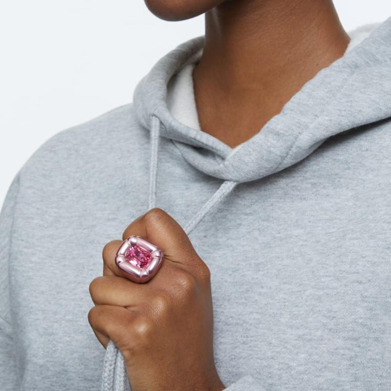 Swarovski Bague Cristal Cocktail Dulcis pour Femmes Rose 5610803