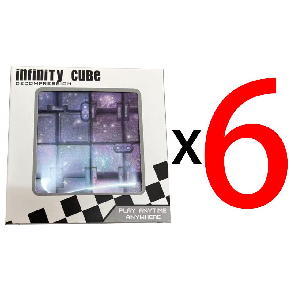 Magic Infinity Cube Flip - Fingertip Game Puzzle Toy For Adhd Anxiety Autism Hand Fidget Toy Antistress Finger Game For Children