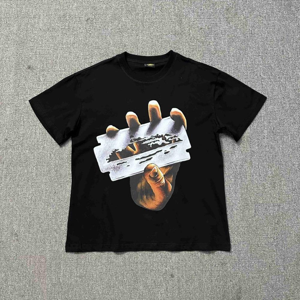 Summer Men Women Cotton Tshirt Oversized Short Sleeve T Shirt Trend Brand Print T-shirt Tops Tee Fashion Streetwear Clothes
