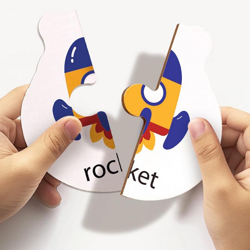 Wooden Montessori Educational Toys Children Alphabet Letter Learning Matching Game Preschool Table Game