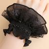 Women's Lace Mesh Cap Sleeves with Extended Bell Sleeve Cuffs