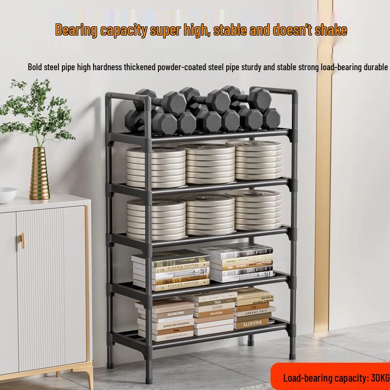 Compact Multi-Layer Folding Shoe Rack for Entryway or Dorm