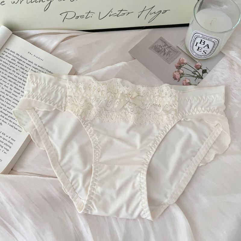 Pure Desire Sexy Sweet Girl Lace Underwear Women's Summer Thin Lingerie Breathable Women's Triangle Panties