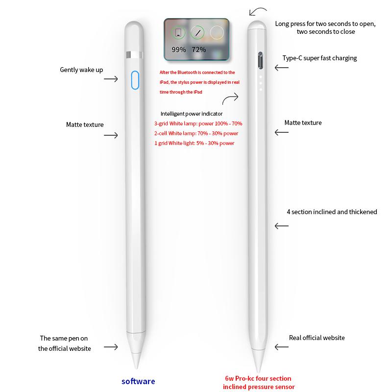 Stylus Active Stylus Palm Rejection Tilt Writing 5 Minutes Full Power Factory Stylus