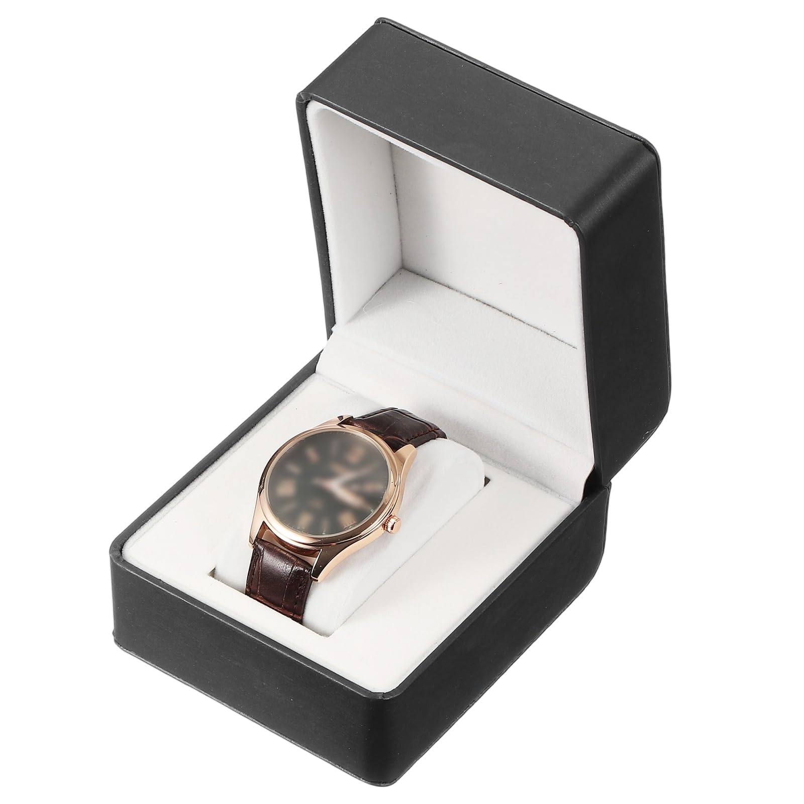 uxcell Watch Travel Case, PU Leather, 1 Slot, Watch Storage Box, Portable Watch Case, Leather Watch Roll, for Men and Women, Gift, Birthday,