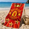 Manchester United Wappen Strandtuch, Schnelltrocknend, Pflegeleicht, Geeignet für Fitness und Strandurlaub, Sport-Essential