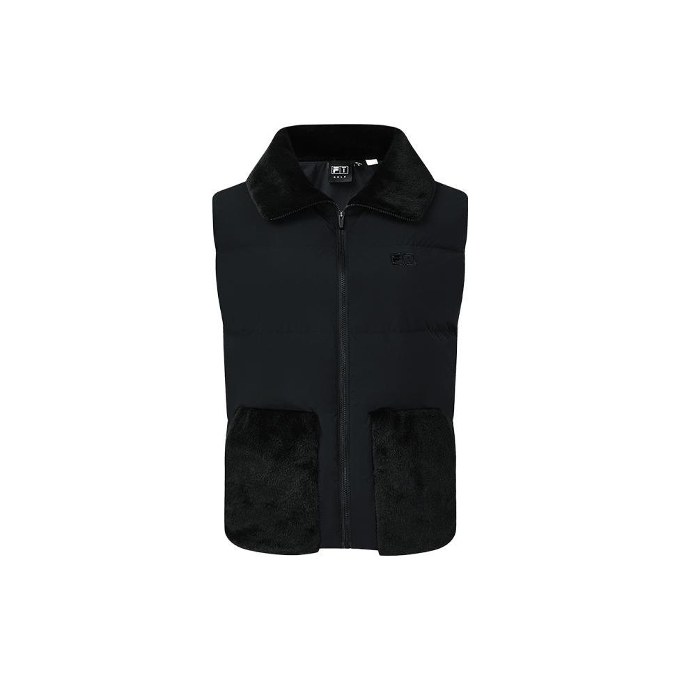 

New FILA Golf Series Vest Women s Pitch Black A11W345902F-BK XL