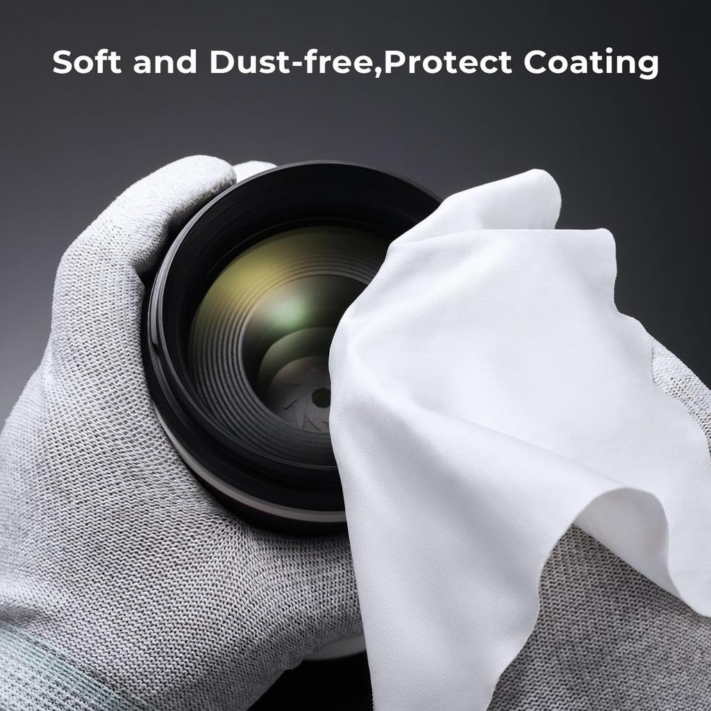 Concept Cleaning Pack of 20 For Monitors K&F Cloth, Cameras, Lenses, Smartphones, iPhones, Tablets, iPads, Glasses, Smartphones,