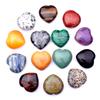 Cross Natural Stone Crystal Heart 15-70mm Healing White Crystal Ornament