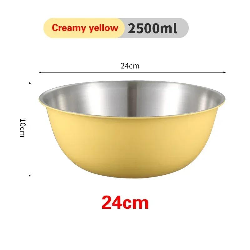 304 nerezová ocel mísa na ovoce Mísicí mísa Koš na mytí a odvodnění zeleniny mísy Domácí Kuchyňská Mísa na vejce